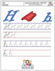 ı harfi çizgi çalışması